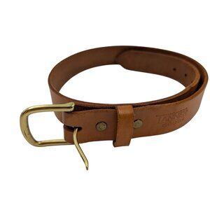 Tanner Goods Portland Oregon USA Mens Size 32 Tan Leather Standard Casual Belt